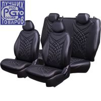 Чехлы Премиум Экокожа Байрон Президент|Жук на SsangYong Kyron 2006-2015 г.в.