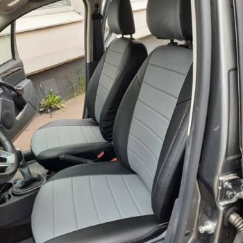 Авточехлы Автопилот Черный серый цвет